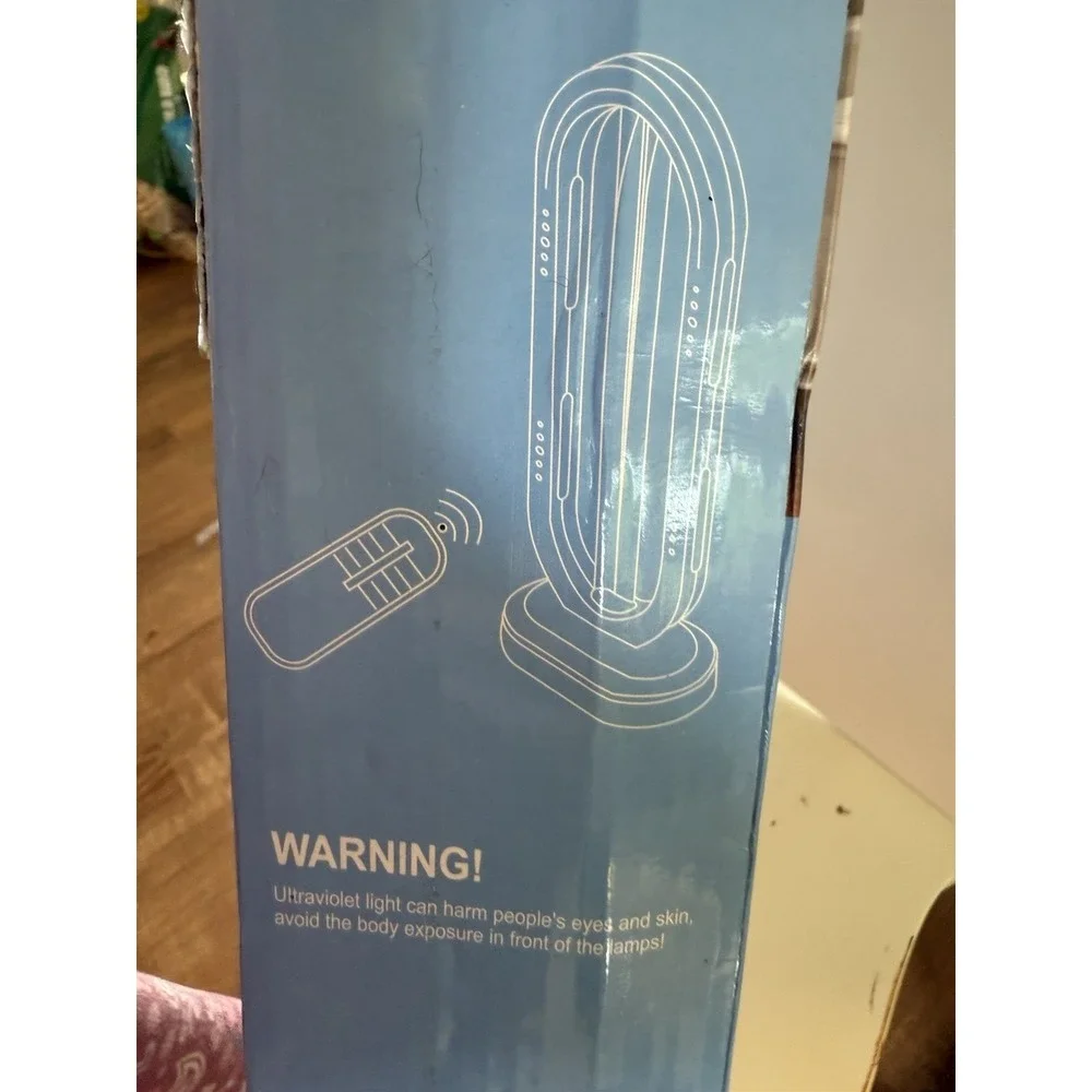 NEW Black Ozone Disinfection Lamp For Home  38W 110V With Extra‎ Bulb !